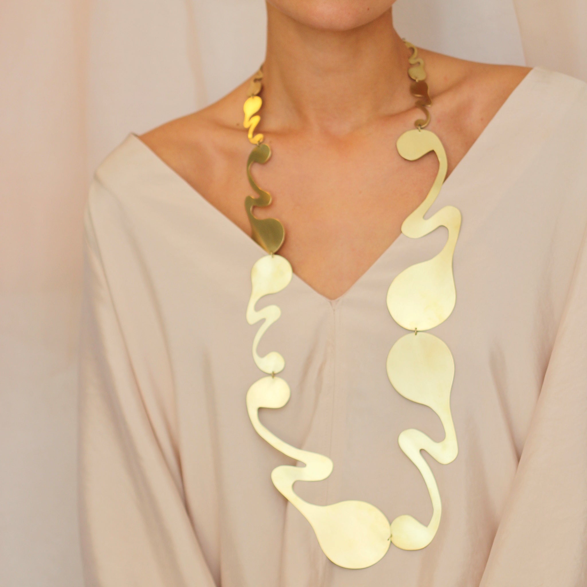 Happy Place Necklace Handmade in Solid 9ct Gold